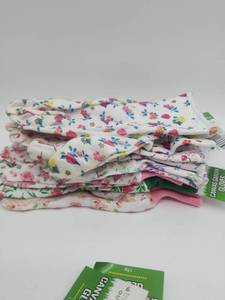 lot 69267 image: Floral Pattern Canvas Garden Gloves, 6 Random Pairs - Retail $4