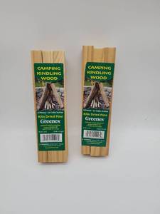 lot 69277 image: Greenes Camping Kindling Wood Bundle, 2 Pack - Retail $5