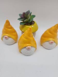 lot 69281 image: Decorative Garden Gnome Planter Set - Retail $24