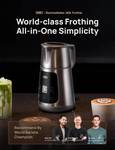 Dreo Milk Frother All-in-1 Electric Foam Maker for Coffee, 15oz/450ml Automatic Foam Frother for Latte Art-level Microfoam, 30+ Drinks, Easy to Clean, Dishwasher Safe, LED display - Retail: $85