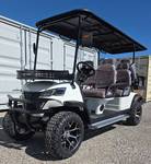 Extremely Nice! Unused 6-Person SDLGC100 Golf Cart 4000W 60V-50 Mile Range-6 Luxury Seats w/ Headrests-DOT Seat Belts-DOT Acrylic Foldable Windshield-Headlights-Tail Lights-Turn Signals-Rear View Mirror-Horn-Rear Camera-LSUV Legal.