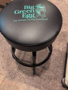 lot 2525 image: Big Green Egg Bar Stool