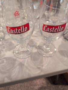 lot 2548 image: Castello Beer Glass Set 0.4L set of 2