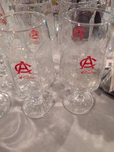 lot 2549 image: Monte Carlo Casino Crystal Champagne Flutes