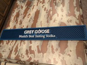 lot 2552 image: Grey Goose Bar Rail Mat