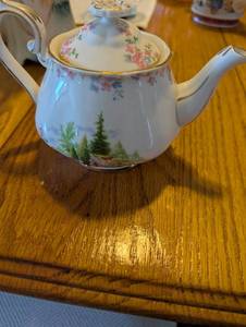 lot 2610 image: Royal Albert Bone China Tea Set - Garden Scene