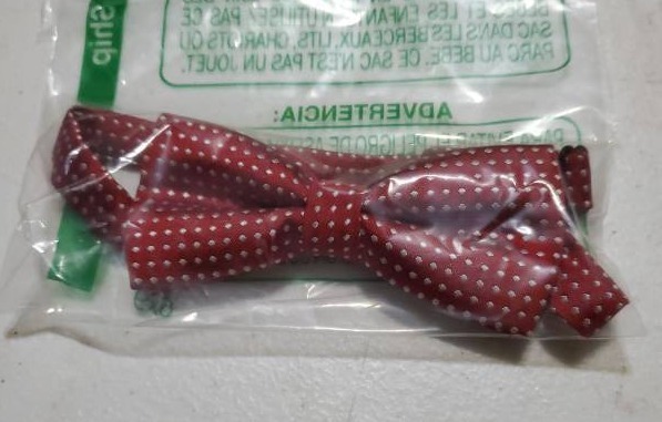 lot 15238 image: Kids Polka Dot Bow Tie, Pre-tied Bow Ties for Boys Girls Adjustable Toddler Clip on Bow Tie for Wedding Party (Dark Red) - Retail $9