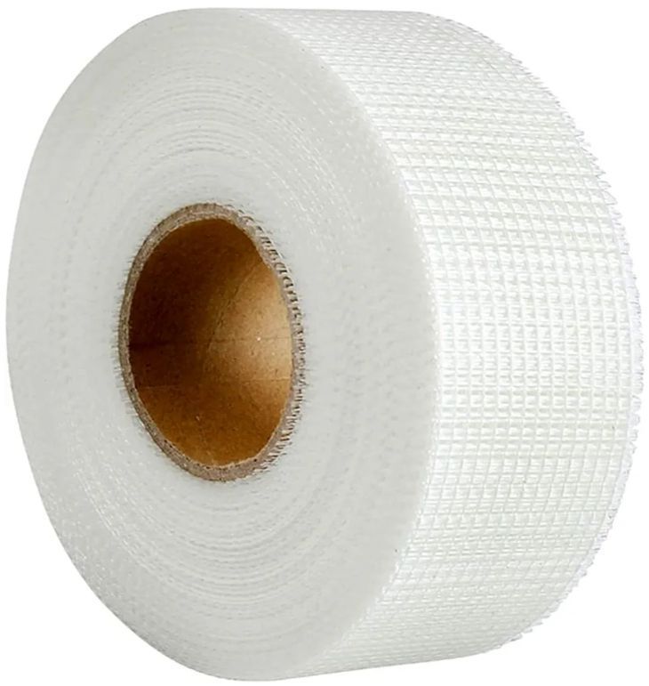 lot 15266 image: Self-Adhesive Fiberglass Drywall Joint Mesh Tape, Fiber Mesh Crack Patch Wall Repair Fabric,2 Inch by 148 Feet White