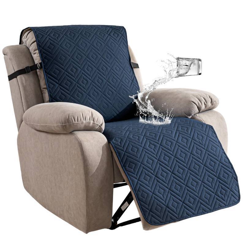 lot 54713 image: Waterproof Recliner Chair Cover - 100% Protection Non-Slip, Washable & Durable Protector for Kids & Pets. - Retail $28