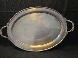 lot 1047 image: Art Deco Style Reed & Barton Silver Plated Serving Tray