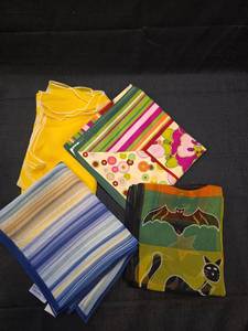 lot 1581 image: Designer Silk Scarf Collection