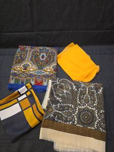 lot 1593 image: Vintage Designer Scarf Collection