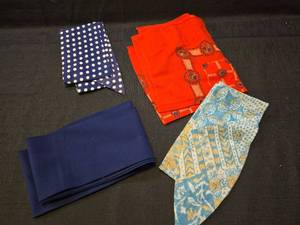 lot 1595 image: Designer Necktiescarf Collection - Set of 4