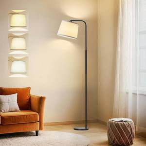 lot 7105 image: AKASUKI Floor Lamp for Living Room with 3 Color Temperatures, Foot Switch Standing Lamps for Living Room, Bedroom, Office, Arc Mordern Floor Lamp with 9W LED Bulb Included