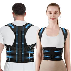 lot 7136 image: KUHJB Posture Corrector for Women and Men, Back Support Brace for Neck Shoulder & Upper and Lower Back Pain Relief, Invisible Adjustable Lightweight Posture Corrector Under Clothes, Large