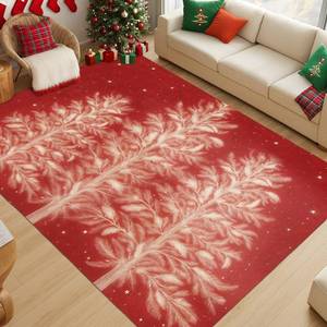 lot 7143 image: Breling Christmas Area Rug 4x6 Washable Rugs for Living Room Christmas Tree Print Indoor Carpet Non Slip Soft Low Pile Holiday Decor Carpet for Bedroom Kitchen Office Dining Room Decor