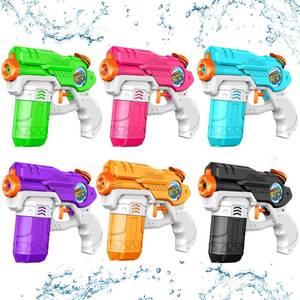 lot 7199 image: Water Guns for Kids Adults, 6 Pack Squirt Guns Soaker Blaster 220CC Capacity Long Range Super Water Gun Pistols for Boys Girls Toddlers Swimming Pool Water Toys (6)