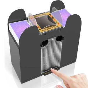 lot 7242 image: FEIERYA Automatic Card Shuffler 6 Deck,Battery-Operated Electric UNO Poker Shuffler,Playing Card Shuffler for Home Card Game,Travel