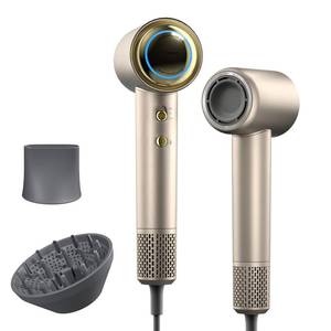 lot 7280 image: Tideway Hair Dryer Professional High-Speed Ionic Blow Dryer 110,000 RPM, Compact Hair Dryer with Magnetic Diffuser, Fast Drying with Brushless Motor Low Noise Smart Temperature Control-H11