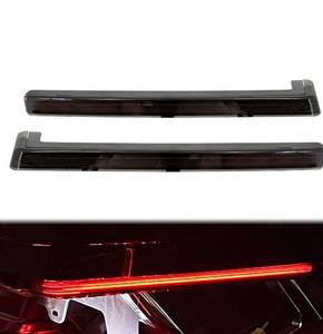 lot 7349 image: HDBUBALUS Motorcycle Tour Pack Accent Side Marker Light For Harley Electra Street Road Glide Trike 2006-2025 (Color Smoke)