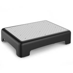 lot 7442 image: HBTower Step Stool, Mobility Step Stool for Adults & Seniors, Non-Slip Step Platform Indoor and Outdoor, Portable Step Riser, Safety Step for Car, Bedside, Office, Shower, Stairs, Grey