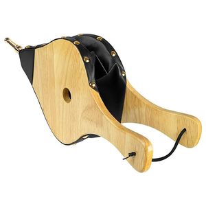 lot 7493 image: Auoasl Fireplace Bellows Indoor 17x 7.5 Large Wood Fire Blower with Hanging Strap BBQ Grill Chimney Hand Bellow Pump