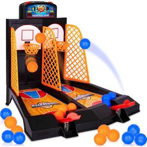 lot 7496 image: ArtCreativity Mini Basketball Games, with 20 Mini Balls, Basketball Toys, Tabletop Game for Kids and Adults, Desk Games for Office, Best Basketball Gifts Idea for Boys, Girls, and Adults