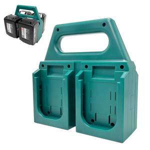 lot 7509 image: Kxufoae 4-Slot Battery Holder for Makita 18V&amp14.4V  Portable and Rugged Makita Battery Case Compact Organizer for Easy Storage and Transport, Ideal for Tool Bags &amp Job Sites, Quick Access (4-Slot)