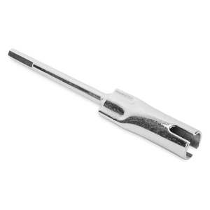 lot 7530 image: EAZ LIFT RV Scissor Jack Slotted Drill 8 Inch Attachment  Gray