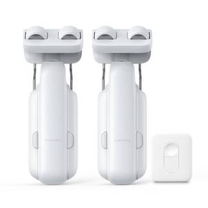 lot 7547 image: SwitchBot 2025 Automatic Curtain Opener 3 Rod-Bluetooth Remote Control, WiFi&Smartphone Control, Upgraded High-Performance, Add Hub to Compatible with Alexa, Google Home, HomeKit