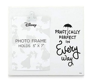 lot 7154 image: Disney Mary Poppins Practically Perfect Photo Frame 5 X 7 With Box
