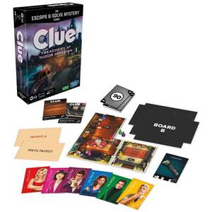 lot 26325 image: Clue Board Game Treachery at Tudor Mansion Escape Room Game