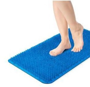 lot 26334 image: Shower Foot Scrubber Mat, Blue
