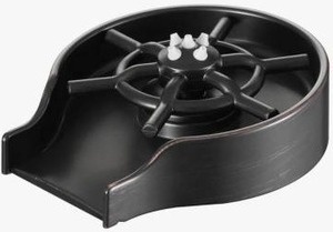 lot 26338 image: Gagalife Glass Rinser For Kitchen Sinks, Oil Rubbed Bronze