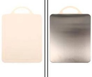 Double-sided Stainless Steel Cutting Board Kitchen
