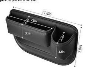 lot 26415 image: Car Seat Gap Filler with Cup Holder