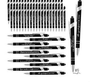 lot 26437 image: Lincia 80 Pcs Team Appreciation Gifts Motivational Quote Ballpoint Pen