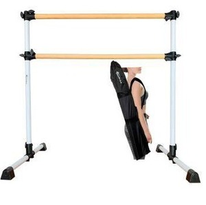 lot 39651 image: MARFULA 4 Ft Portable Wood Ballet Barre