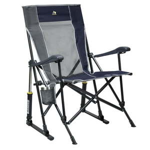 lot 39657 image: GCI Outdoor RoadTrip Rocker Foldable Rocking Camp Chair, Midnight