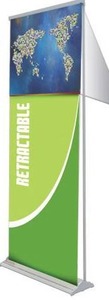 lot 39661 image: Retractable Banner Projection Screen