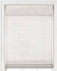 lot 39680 image: LazBlinds Cordless Bamboo Roman Shade 45x64