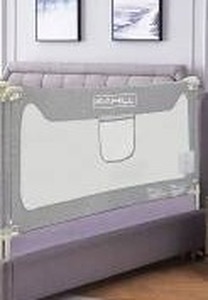lot 39682 image: Famill Toddler Bed Rail Guard, Features a 60-inch Length Safety Barrier