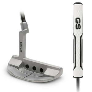 lot 39687 image: GoSports GS2 Tour Golf Putter - 34  Right-Handed Mallet Putter with Oversized Fat Grip and Milled Face