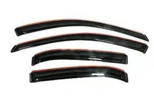 lot 39697 image: Side Window Deflectors 4-Piece Set for 2016-23 Toyota Tacoma Double Cab