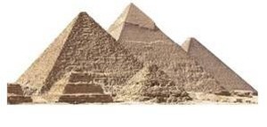 lot 39734 image: H13010 Great Pyramids Historic Landmark Cardboard Cut Out