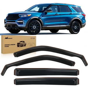 lot 39736 image: Nilight in Channel Window Deflectors for Ford Explorer 2020 2021 2022 2023 2024 Vent Window Visors  Rain Guards-4PCS