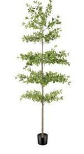 lot 39748 image: Faux Black Olive Tree, 7ft