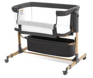 Baby Bassinet Bedside Sleeper, Dark Gray