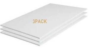 lot 39807 image: White Foam Board 3-Pack 24x36 inches
