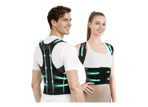 lot 3113 image: Back Brace Posture Corrector for Women and Men - Retail $0